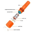 thumbnail image 5 of Underwater Diving Led Flashlight, 3000Lm High Brightness With Luminus Sst40 20W Light Source, Ipx8 Waterproof 50M 200M Irradiation Distance Focusing Torch, 5 of 9