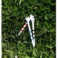 thumbnail image 6 of Champ Zarma FLYtee My Hite 3.25 inch, White with Blue Stripes, 50 Count, 6 of 7