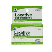 4 Pack Quality Choice Laxative Suppositories Fast Relief 8 Count Each