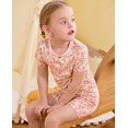 thumbnail image 4 of Conjunto de pijama Babee Reshinee de viscosa de bambú para niñas de 4 a 5 años, 4 of 9