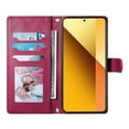 thumbnail image 4 of Leather Case For Xiaomi Redmi 14C 4G 14R 5G A3 Pro 4G A4 5G Poco C75 4G Rhombus Stitching Phone Cove, 4 of 5