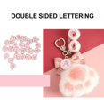 thumbnail image 4 of Cute Charms for Jewelry Making Double Sides Alloy Pendants Necklace Accessories in Pink 1 Set, 4 of 4
