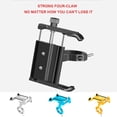 thumbnail image 4 of facefd Alloy Mountain Cycle Phone Holder Portable Front Handlebar Universal Rubber Coating Telescopic Anti- for slip Fix Bracket Biking Rack Gold Silver, 4 of 6