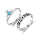 thumbnail image 3 of BEMS-Anillo de pareja Anillos de matrimonio de princesa caballero para parejas, 3 of 4