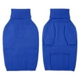 thumbnail image 2 of Big Dog Sweater, Stretchy Christmas Turtleneck Knit Pet Sweatshirt for Extra Large Dogs, Warm Winter Outfit for Boys Girls, Cold Weather Dog Clothes, Blue, 2 of 9