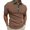 A-Coffee159, variant on Mens Polo Shirts Check Pattern Collar Placket Sleeve Trim Shirts Mens Spring Summer Street Casual Tops