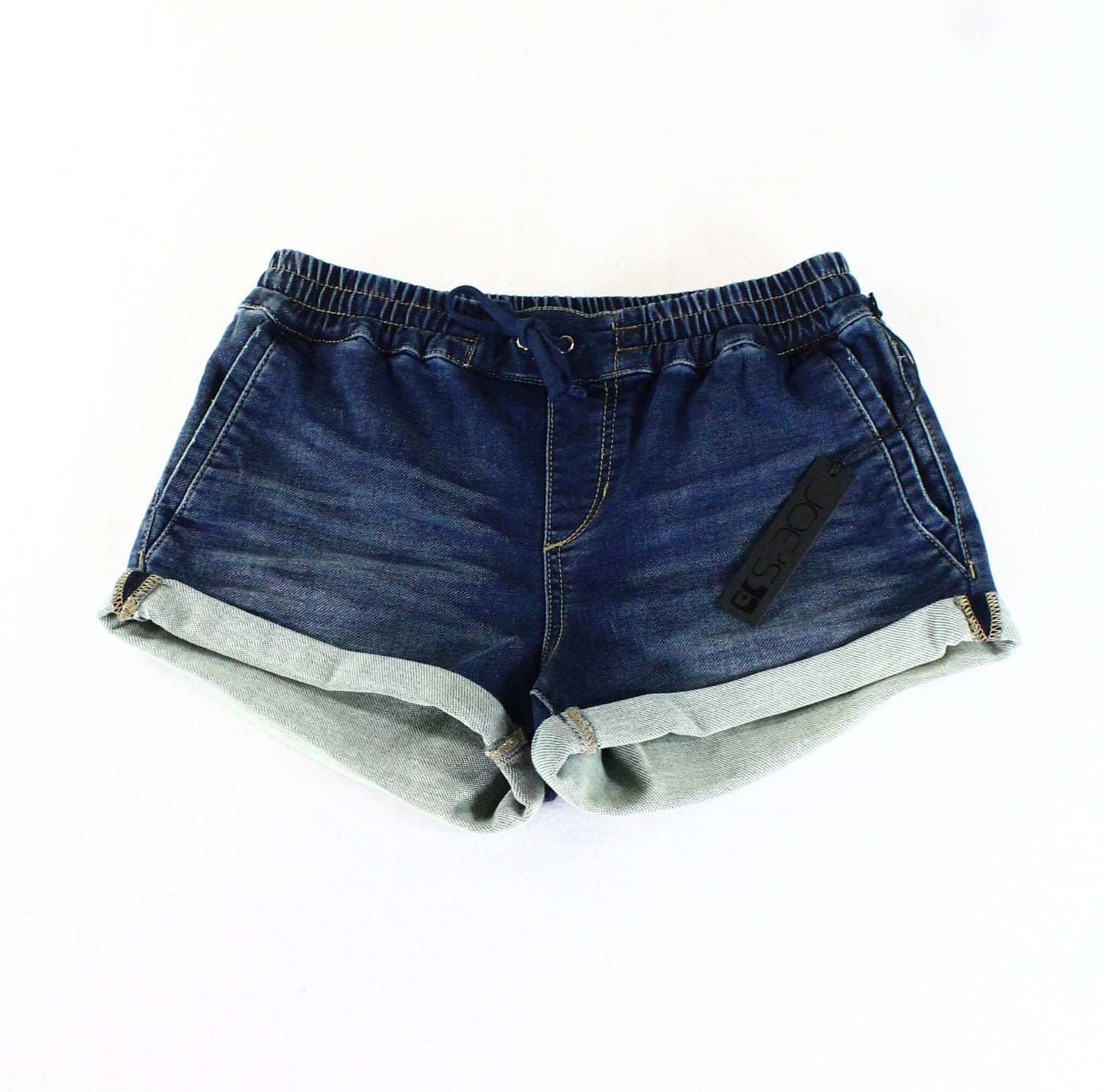 women's pull on jean shorts