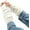 White, variant on Kukuzhu Gloves Fairy Accessories Ripped Glove Crochet Glove Clothes Fairy Aesthetic