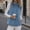 Blue, variant on BXJX Womens Fleece Vests, Sleeveless Full Zip Stand Collar Warm Warm Outerwear with Pockets Blue Size S-XL