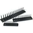 thumbnail image 4 of Juego De Soportes De Enchufe, Estante De Almacenamiento De Enchufe Negro Duradero 3 Piezas Para Almacenamiento De Herramientas De Reparación Automática, 4 of 8