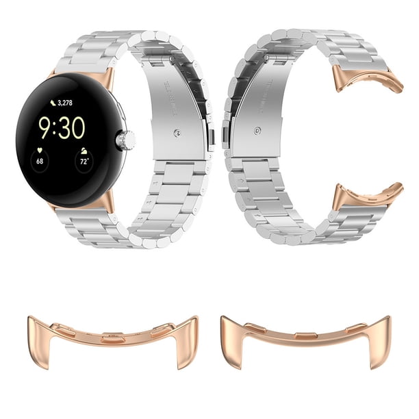 2 uds adaptador de correa de reloj herramientas de bricolaje adaptador de conector de Metal para Google Pixel Watch