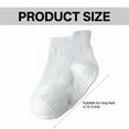 thumbnail image 2 of TELOLY 6Pcs 3T Socks Comfortable Fabric Toddler Crew Socks Non-Slip Toddler Socks 2T-3T Style1, 2 of 5