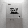 thumbnail image 2 of Please Keep Door Closed- Bathroom Rules Quotes Vinyl Wall Art Sticker Decal Home Bathroom Rest Room Comfort Room Rules Signage Ladies Gentlemen Toilet Room Wall Design Rules Reminder Size (24x40 inch), 2 of 3