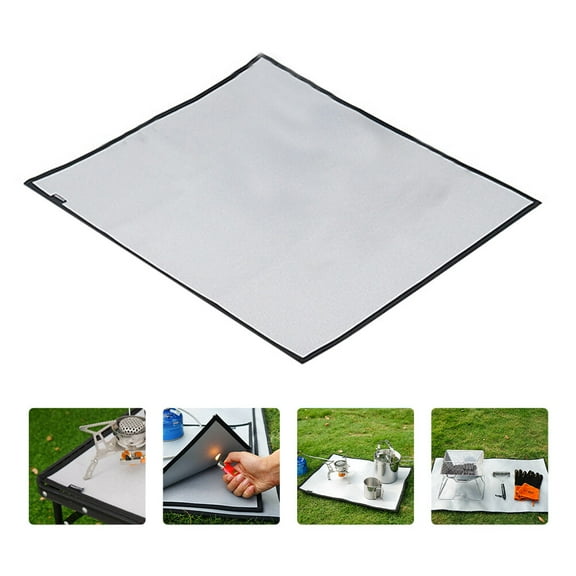 Raindrops Flame Retardant Temperature Fire Mat Outdoor Barbecue Security