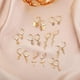 thumbnail image 4 of Juego De 9 Pares De Pendientes De Aro Para Mujeres Y Niñas, Pendientes De Aro De Estrella De Mariposa Con Abalorios Colgantes Moyic AP006378-01, 4 of 6