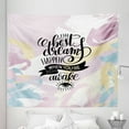 thumbnail image 1 of Dream Tapestry, Best Dreams Happen When You are Awake Colorful Aquarelle Paint Smear Background, Fabric Wall Hanging Decor for Bedroom Living Room Dorm, 5 Sizes, Multicolor, by Ambesonne, 1 of 1
