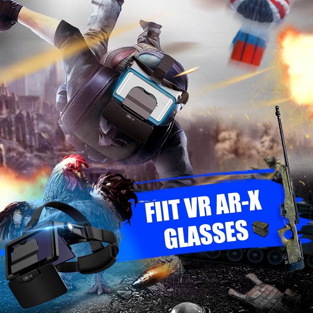 Akoyovwerve For Fiit Vr Ar X Glasses Helmet 3d Vr Glasses Virtual Reality Headset For Smartphone Cardboard Casque Phone Android 4 7 6 3 Inch Cell Phone Walmart Com Walmart Com