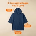 thumbnail image 3 of Guluxicc Men's Linen Hoodie Shirts Short Sleeve Athletic Shirts for Everyday Gym Workout Summer Casual Outfits, 3 of 8