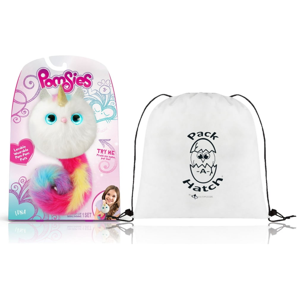 Pomsies - Pomsies Luna Unicorn Plush w/ Exclusive Pack a Hatch - Walmart.com - Walmart.com