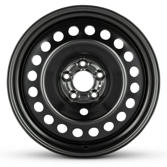 For 2014-2023 Jeep Cherokee 17 Inch Painted Black Steel - New OEM Rim - Road Ready Car Wheel