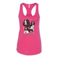 thumbnail image 2 of Wild Bobby, If It's Not an English Springer Spaniel It's Just a Dog Gift | Womens Dog Lover Jersey Racerback Tank Top, Raspberry, X-Large, 2 of 3