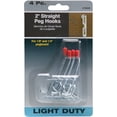 thumbnail image 4 of Do it Best Tools Light Duty Safety Tip Pegboard Hook Straight Style - Steel, 4 Count, 2 In., 4 of 4
