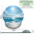 thumbnail image 4 of Alfombrilla de ratón LIMKRIAN Beach Ocean Wave ergonómica 25 x 22 cm, 4 of 6
