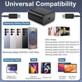 thumbnail image 7 of TYPPKMM 45W Super Fast Charger Kit, USB-C Wall Charger & 6FT Cable for Samsung Galaxy S26/S25 Series, 7 of 7