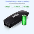 thumbnail image 3 of Aibecy Mini 1D Barcode Scanner 3-in-1 BT/2.4G Wireless/USB Wired Bar Code Reader with Screen Compatible, 3 of 8