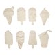 thumbnail image 1 of 32pcs Wooden Ice Cream Cutouts - Unfinished Wood Slices Blank Wood Painting Supplies For Kids Diy Crafts Summer Party Decorations, 1 of 3