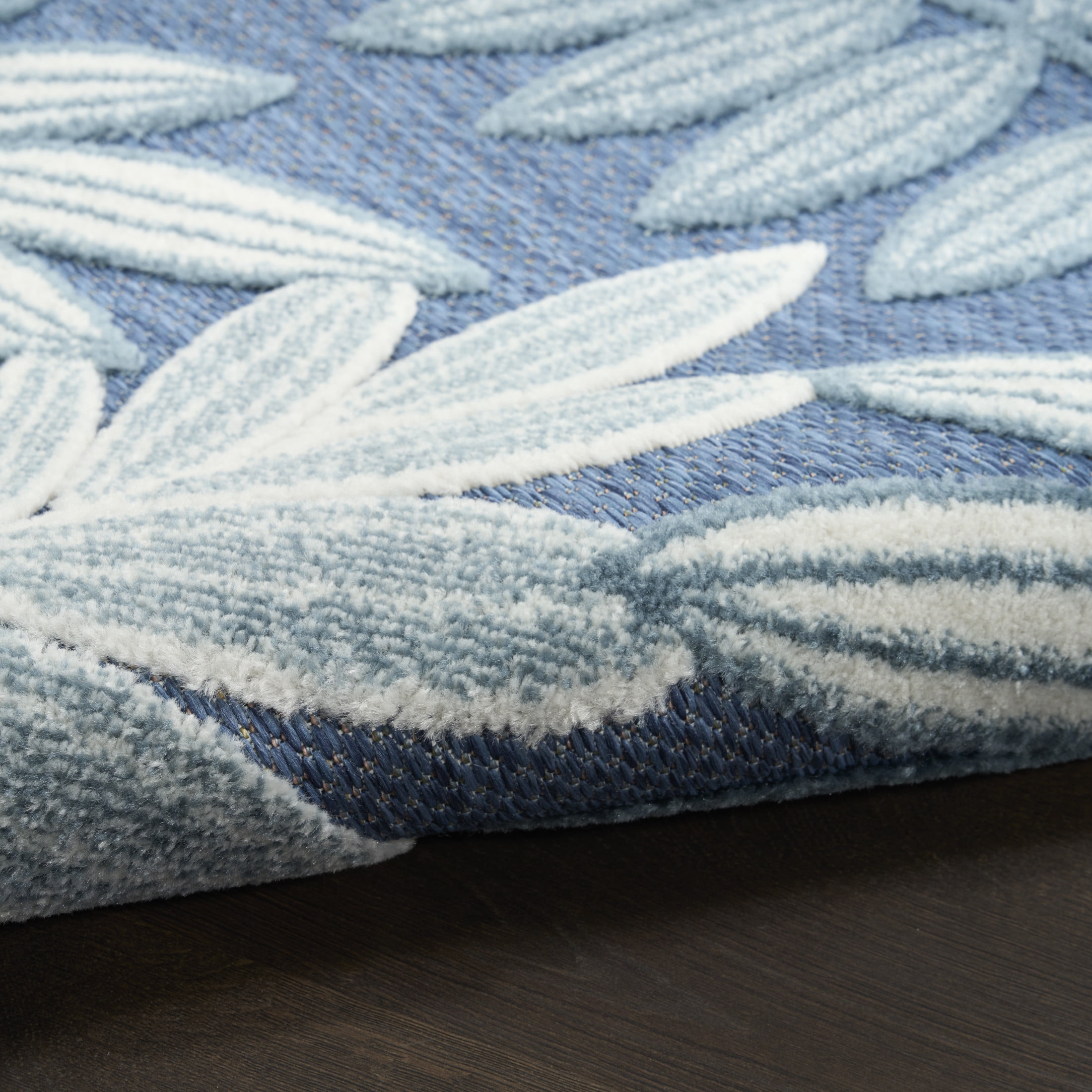 Nourison Aloha 9' x 12' Blue Modern Rug