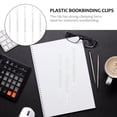 thumbnail image 3 of MasteelfCA 20PCS Multi-functional Binder Clip Plastic Paper Fasten Bookbinding Clips, 3 of 8