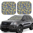 thumbnail image 6 of Kdxio Cartoon Submarines Print 2-Piece Sun Shade Front Windshield - Foldable Car Front Window Sunshades for Most Sedans SUV Truck, 6 of 6