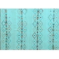 thumbnail image 1 of Ahgly Company Indoor Rectangle Solid Light Blue Modern Area Rugs, 6' x 9', 1 of 4