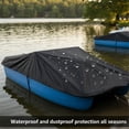 thumbnail image 5 of Pedal Boat Cover,Heavy Duty Waterproof & Anti-UV Paddle Boat Cover,210D Coated Oxford Fabric with Elastic Hem (286x122cm Black,Only cover), 5 of 5