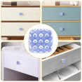 thumbnail image 5 of 4 Pieces Set Drawer Pulls Handle Square Wardrobe Cabinet Knobs with Stainless Steel Screws Furniture Kitchen Decor, 5 of 5