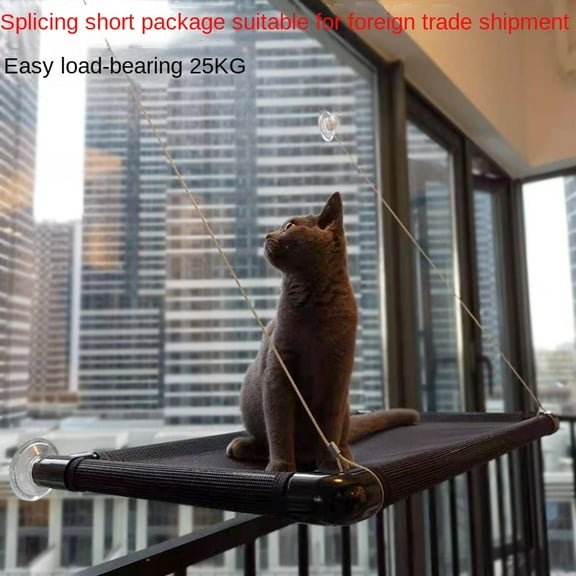 Cat hammock cat nest Cat climbing frame hanging hanging windowsill window with velvet cat hammock swing