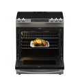 thumbnail image 4 of GE Cuisinière Électrique à Entrée Frontale 30 Pouces à Vraie Convection avec Tiroir de Rangement Ardoise - JCS840EMES, 4 of 7