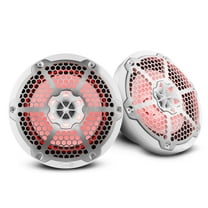 DS18 New Edition HYDRO 8" 2-Way Marine Speakers w/RGB LED Lighting 375W - White [NXL-8M/WH]