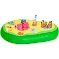 thumbnail image 1 of Inflatable Pool Drink Holder，Inflatable Drink Holder with 8 Holes，Pool Floating Bar with Air Pump，Inflatable Floating Bar Tray for Pool Beach Vacation etc (Avocado), 1 of 5