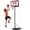 Red, variant on SHOUFTW 10 ft Basketball Hoop, Adjustable Portable System for Kids Youth & Adults, Indoor Outdoor Training Practice with Sturdy Stand, Red
