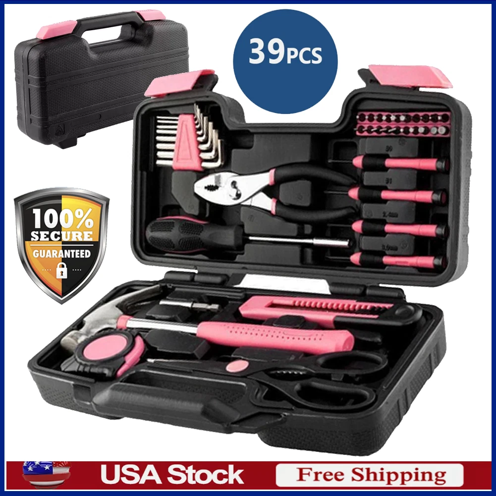 Worx 42-Piece Hand Tool Set with Screwdriver, Hammer, Pliers