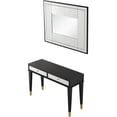 thumbnail image 2 of Wall Mirror & Console Table Set - Modern Home Decor Accent - 4ft Entryway Mirror & Table, 2 of 9
