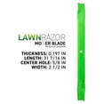 thumbnail image 2 of LawnRAZOR Blade for Toro XL 320 Timecutter 3200 3216 32 inch Deck 33-4750 33-4750-03 80-4430 (High-Lift) 2 Pack, 2 of 7