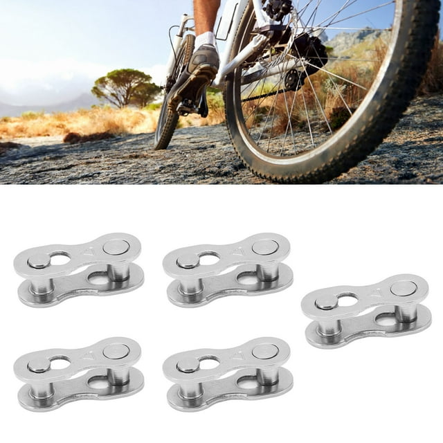 Steel Missing Link for Bike Chain, Quick Release, 5 Pairs 6, 7, 8, 9, 10,11,12 Speed Chains, Corrosion Resistant, Rustproof, Bicycle Chain