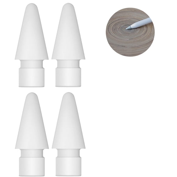 Replacement Tips Compatible with Apple Pencil, 4-Pack iPencil Tip Extra Nibs Sensitive Stylus Pencil Nib Spare Tip