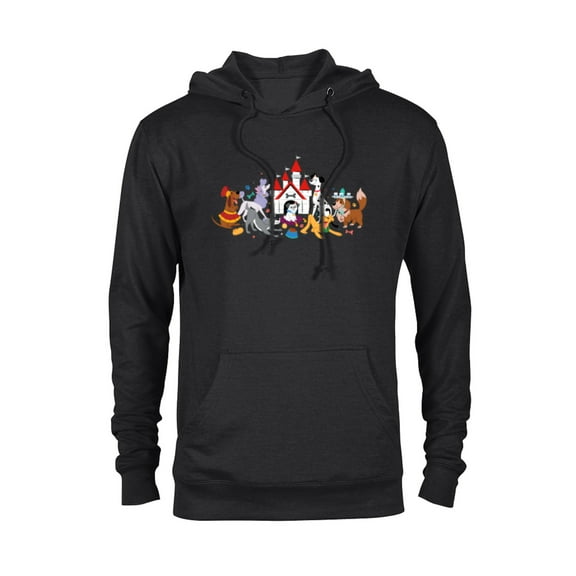 Disney Dogs Puppy Friends - Pullover Hoodie for Adults - Customized-Black