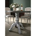 thumbnail image 4 of Roundhill Furniture Iris Round Pedestal Wood Dining Table, 4 of 6