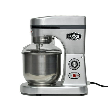 KWS M-B5 Commercial 575W Stand food Mixer, 5 Quarts Silver Heavy-Duty for Restaurant/Bakery /Tea Shop/Coffee