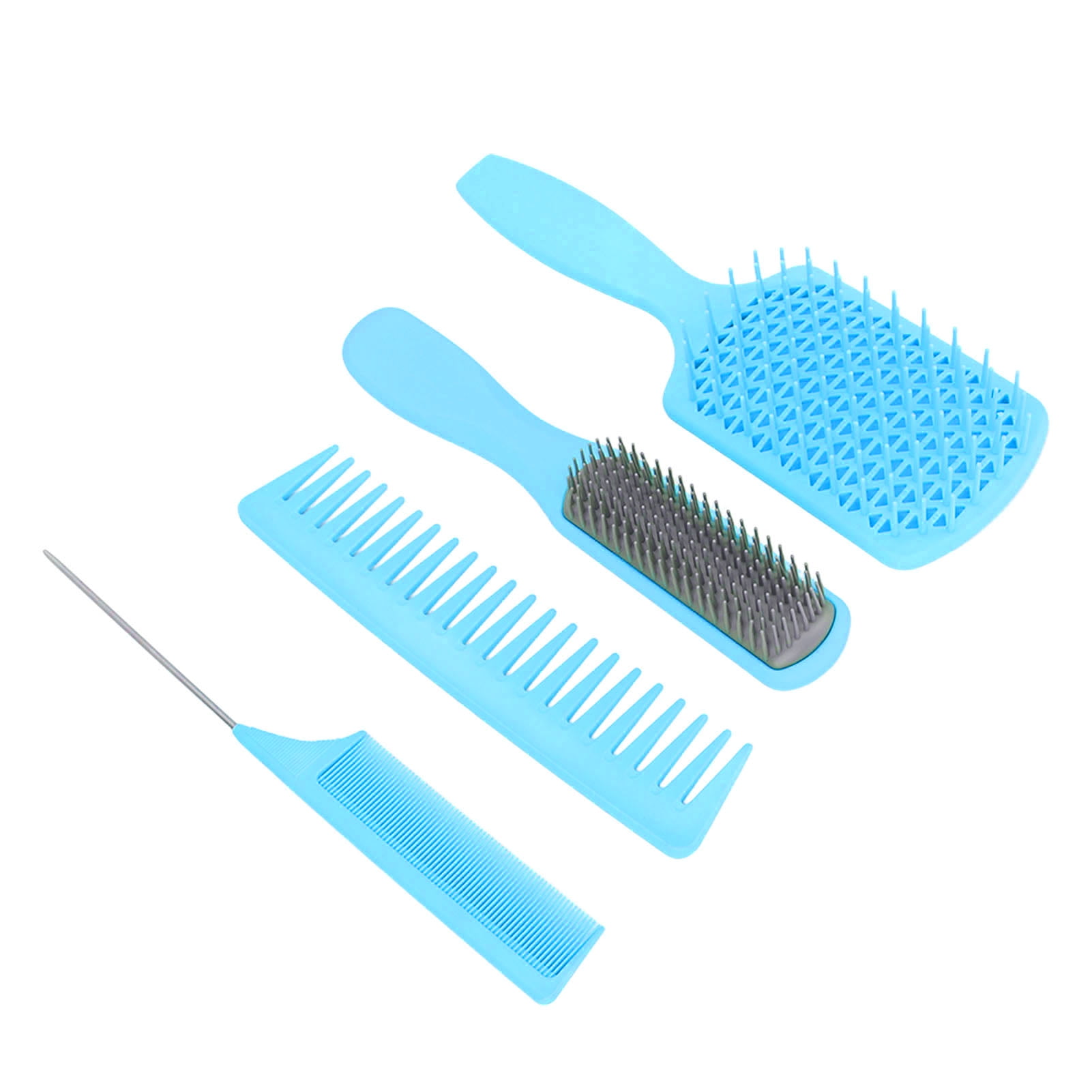 Brush Comb Kit, Brush Set Paddle Hair Brush For Hair For Men Blue Box